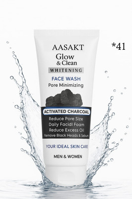 AASAKT Charcoal  Acne Clear Whitening Daily Skin Care Face Wash(100 g)