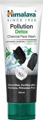 HIMALAYA Pollution Detox Charcoal Face Wash(100 ml)