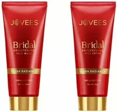 JOVEES BRIDAL FACE WASH + FACE CREAM (2 Items in the set) Face Wash(240 ml)