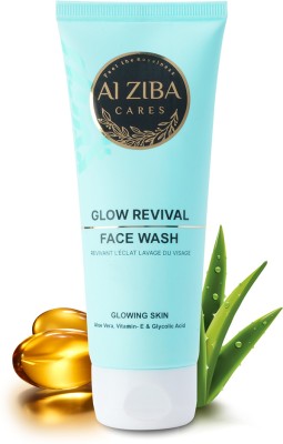 ALZIBA CARES Glow Revival Instant Glowing with Aloe Vera & Vitamin E Extract -  Face Wash(100 g)