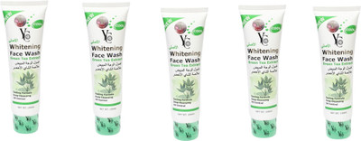 YC Green Tea  (Pack of 5) 100mlx5 Face Wash(500 ml)