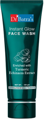 Dr Batra's Instant Glow  Enriched With Tumeric For Healthy & Glowing Skin - 100 gm Face Wash(100 ml)