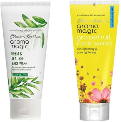 Aroma Magic Neem & Tea Tree,Grapefruit Combo Face Wash(200 ml)