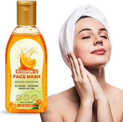 SOULMINE Vitamin-C  – Gentle Deep Cleansing for Skin Glow Face Wash(100 ml)