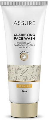 ASSURE Clarifying Enriched with carrot & Neem Seed Oil Beads Pack of 2 Face Wash(60 g)