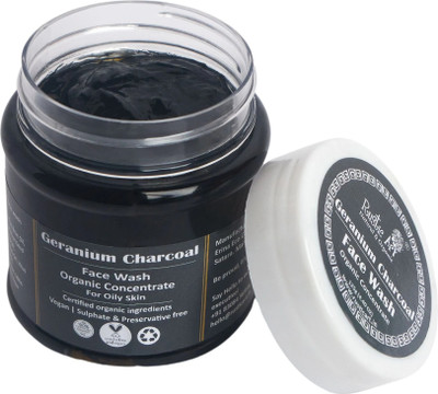 RUSTIC ART Geranium Charcoal  Concnetrate Face Wash(125 g)