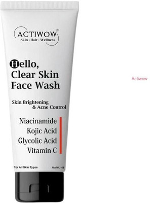 ACTIWOW Hello  Natural Purity Foam for Clean Fresh Face Face Wash(100 ml)