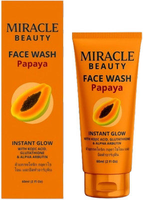 MACARIA papaya skin whitening & Brightening  For Pigmantation, Acne, Pimples, Dark spots Remover cleanser For Teenagers girls Face Wash(60 ml)