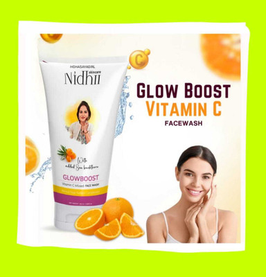 HGHASAYAGIRL NIDHI SKINCARE Glow Boost Vitamin C aa Face Wash(100 g)