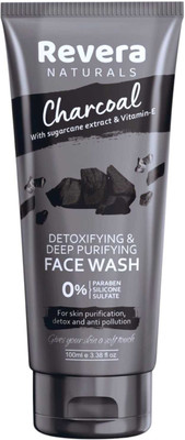 Revera CHARCOAL FACEWASH PURFIYING DAILY CLEANSER REMOVES DIRT POLLUTION PACK OF- 100ml x 1 Face Wash(100 ml)