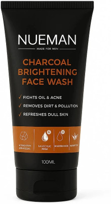 Nueman Charcoal Brightening  Face Wash(100 ml)