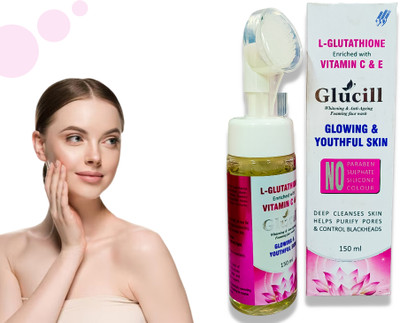GLUCILL FACE WASH - Whiten/Brighten Skin and Reduce Dullness Face Wash(150 ml)