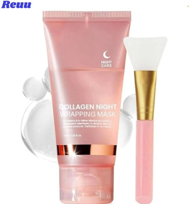 Reuu R Collagen Night Peel Off Mask for Intense Hydration Trending(100 ml)