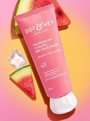 Dot & Key Watermelon Super Glow Gel With Vitamin C,For Glowing Skin,Removes Oil&Dirt Face Wash(100 ml)