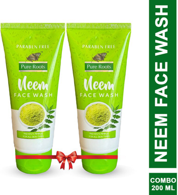 Pure Roots Neem pack of 2 Face Wash(200 ml)