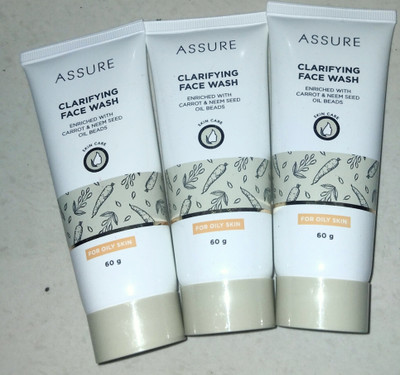 Vestige CLARIFYING FACE WASH PACK OF 3, EACH 60ML Face Wash(180 g)