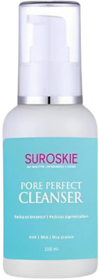 Suroskie Deep Pore Cleanser With AHA BHA & Rice Water Extract Face Wash(100 ml)