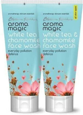 Aroma Magic Pack of 2 White Tea & Chamomile (100 ml) Face Wash(200 ml)