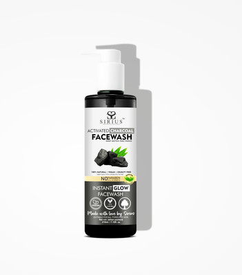 RKG Sirius Activated Charcoal Facewash | Skin Brightening & Oil control l Pollution control | Deep clean & Detox Charcoal  (210 ml) Face Wash(210 ml)