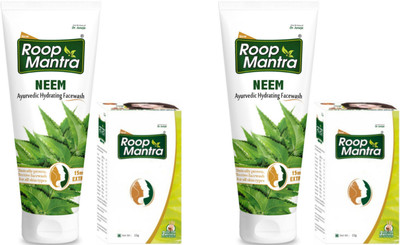 Roop Mantra NEEM FACEWASH 100 ML 2 PC & FACE CREAM 15 GM 2 PC Face Wash(200 ml)