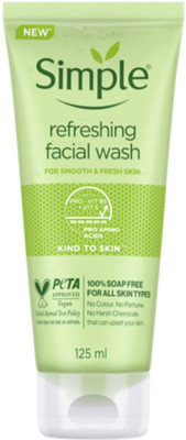Simple Kind to Skin Refreshing Facial Wash 125ml Face Wash(125 ml)