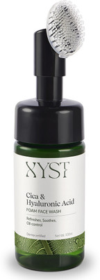XYST Cica & Hyaluronic  w/ Brush - Ultra Hydrating & Calming - 100ml Face Wash(100 ml)