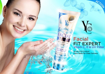 YC WHITENING Facial Fit Expert Acne and oil control face wash Face Wash(100 g)