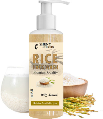 SHENY COLORS SOFT AND NATURAL GLOW FACE RICE FACE WASH GEL Face Wash(100 g)