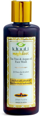 MEGHDOOT Tea Tree and Argan Oil Face wash for Deep Cleansing Face Wash(210 ml)