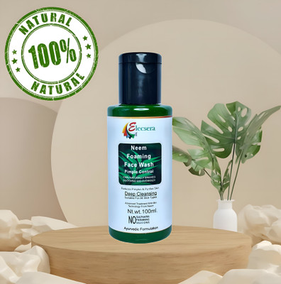 Elecsera Face wash with Neem Extracts | For Oily & Acne Prone Skin | Oil Control, Remove Impurities, Prevents Pimples | For Men & Women Face Wash(100 ml)