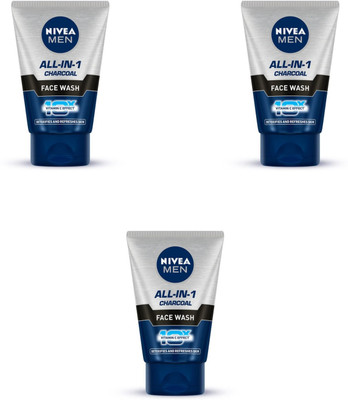 NIVEA All in One Fw 50ml Set of 3 Face Wash(200 ml)