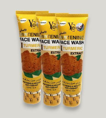 YC Fairness  100ml WithTurmeric Extract | Pack of 3 Face Wash(300 ml)