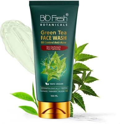 Biofresh Green Tea  Paraben-Free and Pore-Tightening Formula for All Skin Types Face Wash(100 ml)