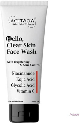 ACTIWOW Hello  Herbal Cleansing Foam for Fresh Look Face Wash(100 ml)