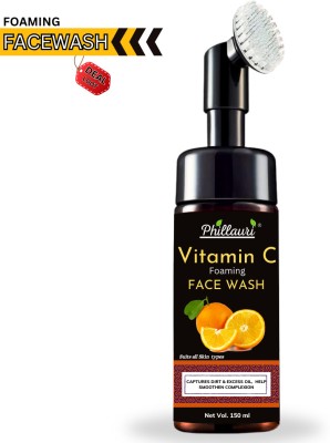 Phillauri Vitamin C Foaming , Brightens Skin, All Skin Types  Face Wash(150 ml)