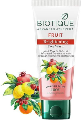 BIOTIQUE Fruit Brightening | Ayurvedic and Organically Pure 150ml Face Wash(150 ml)