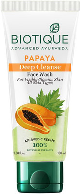 BIOTIQUE Bio Papaya Deep Cleanse  Face Wash(100 ml)
