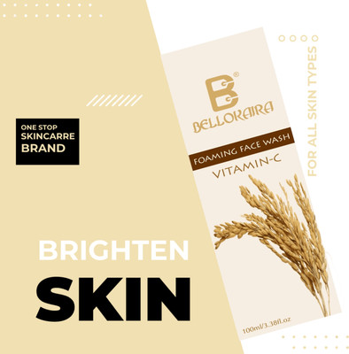 BELLOKAIRA Vitamin-C Rice Foaming  100ml Face Wash(100 ml)