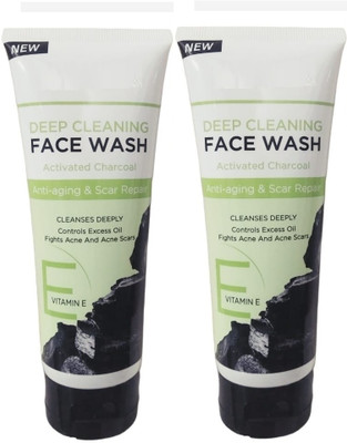 AFARAXIA NEW CHARCOAL FACE WASH  SET Face Wash(200 g)