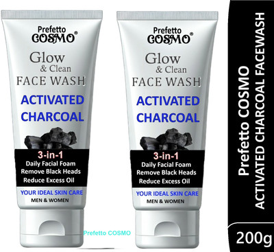 Prefetto COSMO Get Control of Acne: Charcoal Face Wash(200 g)