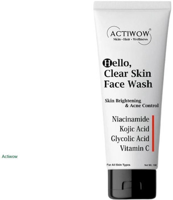ACTIWOW Hello  Natural Deep Foam for Clear Healthy Skin Face Wash(100 ml)