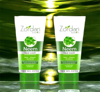 ZORDAN NEEM FACE WASH_60ML PACK OF 2 Face Wash(120 ml)