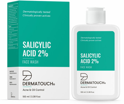 Dermatouch Salicylic Acid 2% | For Acne & Oil Control |Suitable to All Skin Types Face Wash(100 ml)