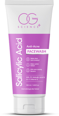 OG BEAUTY Science Salicylic  Deep Cleansing Formula for Clear, Acne-Free Skin, Gentle on Sensitive Skin Types Face Wash(100 ml)