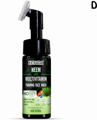 KESUDA Neem With Muti vitamin Foaming Facewash for Skin Health Face Wash(150 ml)