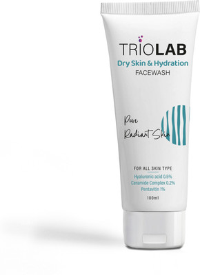 triolab Dry Skin & Hydration  | Hydrating Facewash for Dry Skin Face Women & Men Face Wash(100 g)