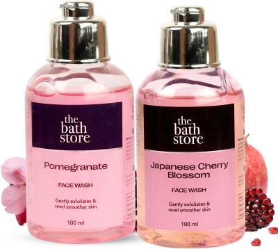 The Bath Store (Pomegranate & Japanese Cherry Blossom)  Face Wash(200 ml)