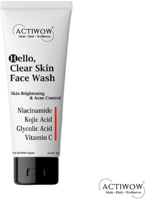 ACTIWOW Hello Clear Skin  For Fresh & Revived Skin Face Wash(100 g)