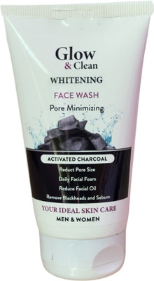WIKI GLOW AND CLEAN BLACK CHARCOAL FACEWASH WITH PURE MINIMIZING Face Wash(100 g)