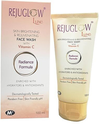 rejuglow Luxe Skin Brightening & Rejuvenating  With Vitamin C 100ml Face Wash(100 ml)